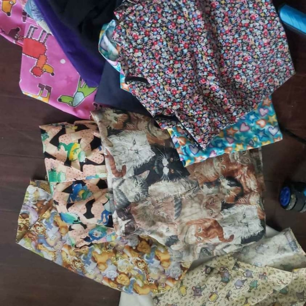 13 scrubs tops for $41